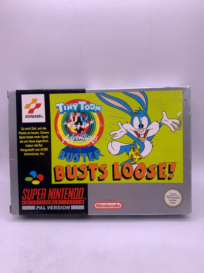 Tiny Toon Adventures: Buster Busts Loose! (NOE) (CIB) (Case licht gebruikt) - SNES