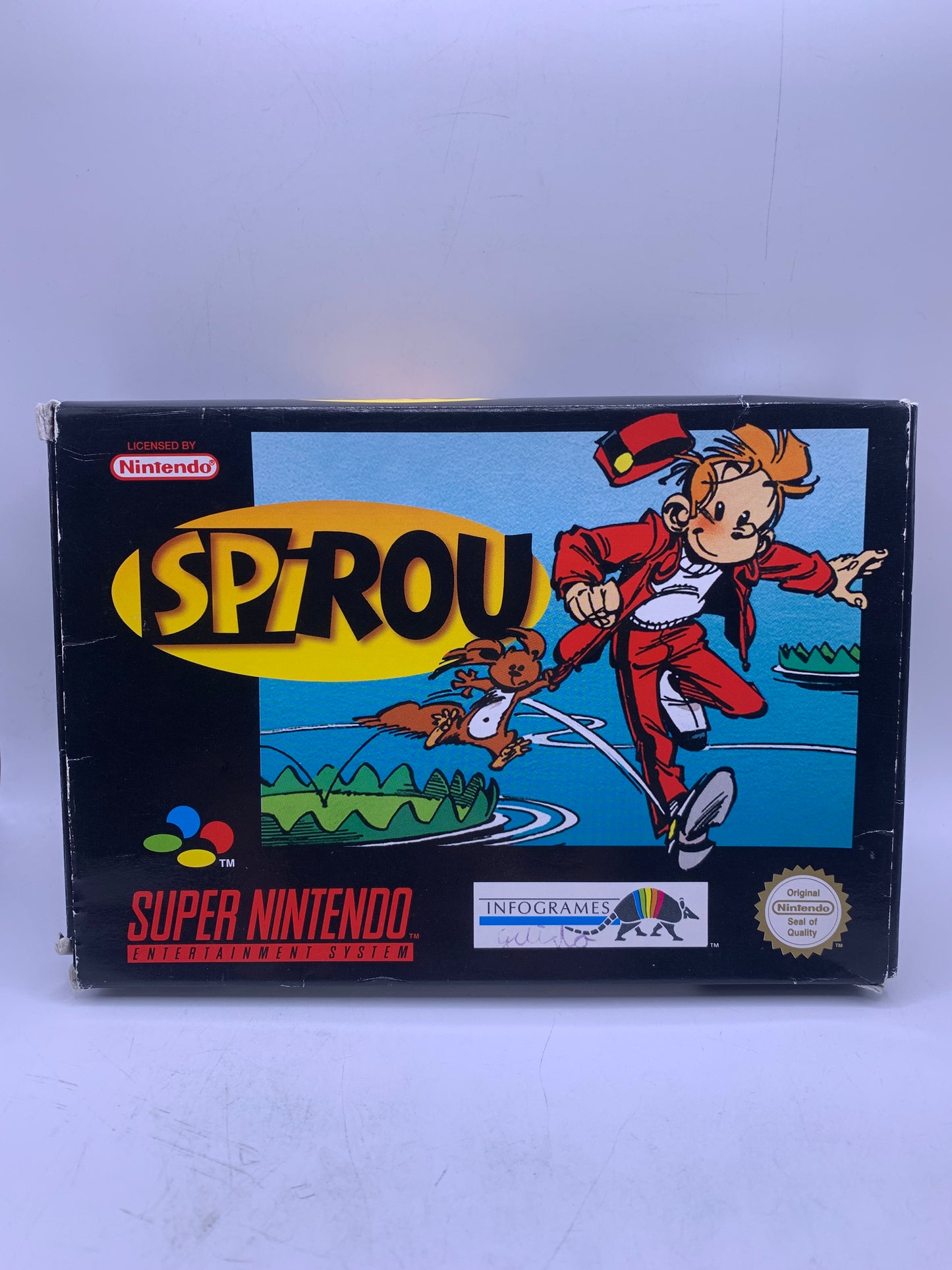 Spirou (CIB, gebruitk) - SNES