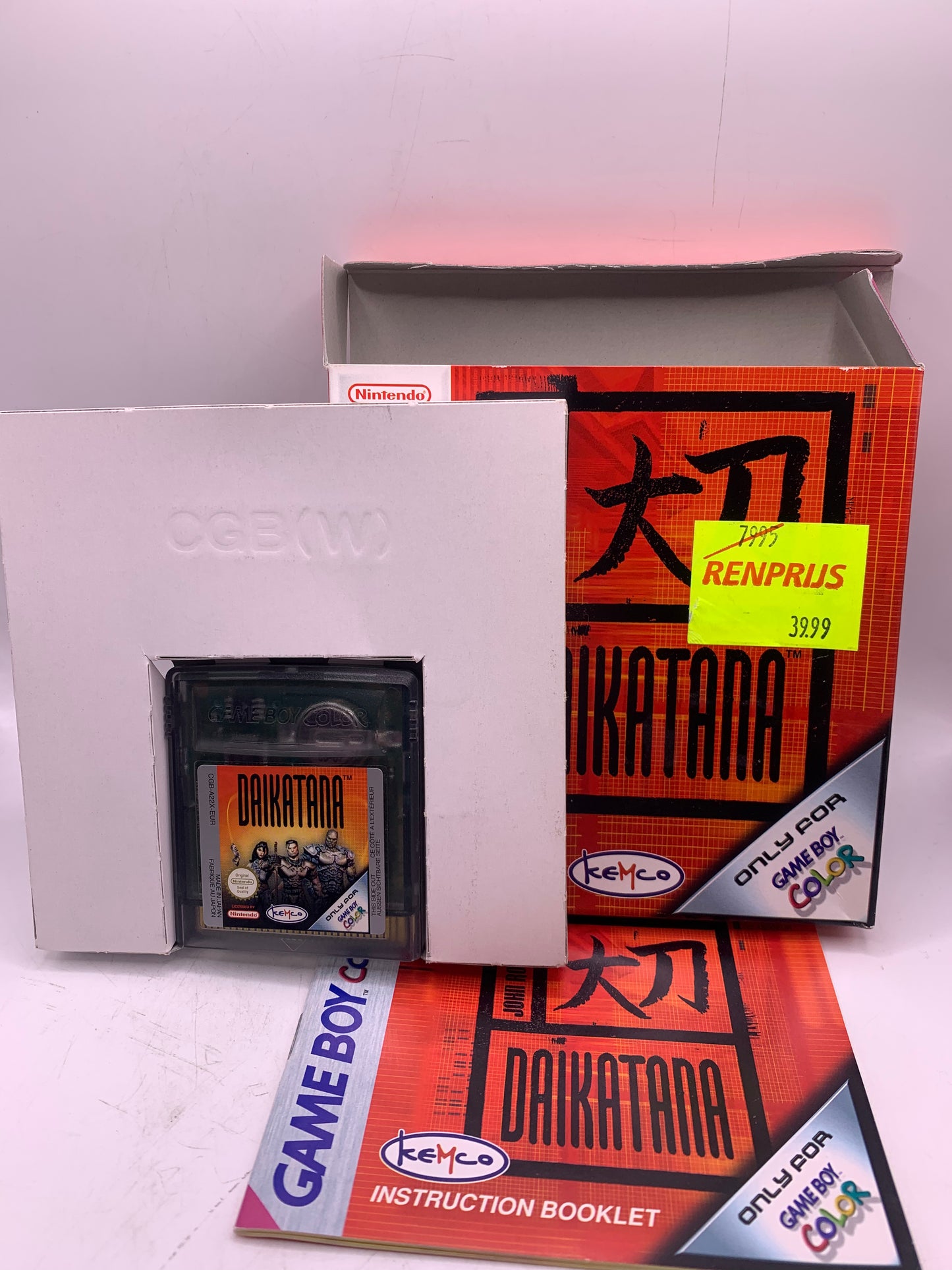 Daikatana (CIB, sticker) - Game Boy Color