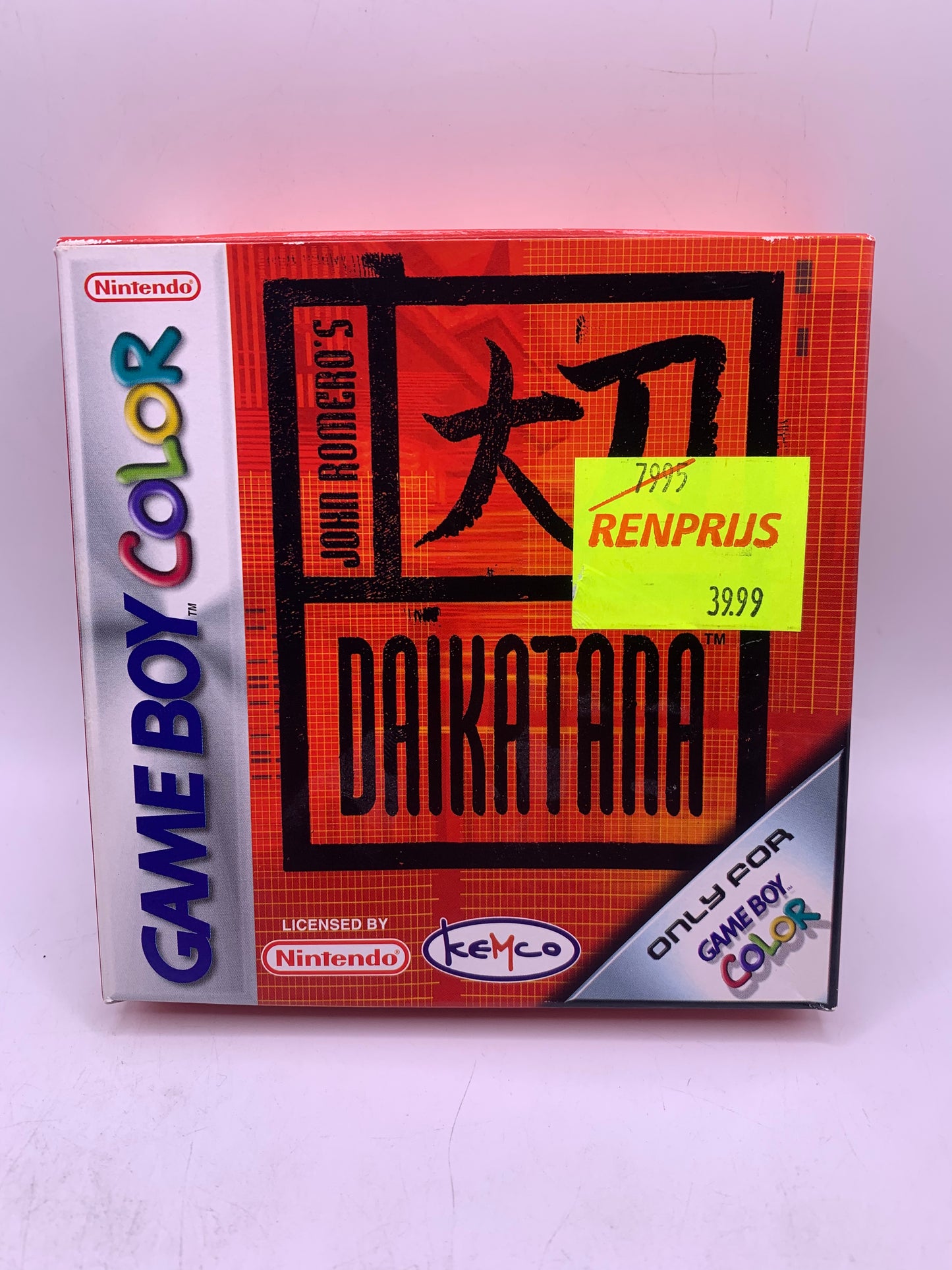 Daikatana (CIB, sticker) - Game Boy Color
