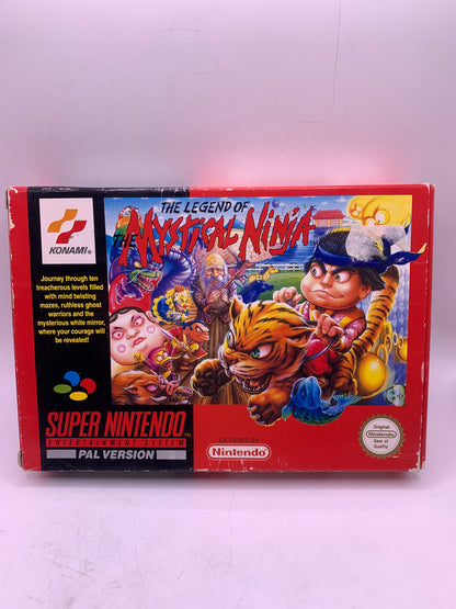 The Legend of the Mystical Ninja (CIB, sticker op case) - SNES