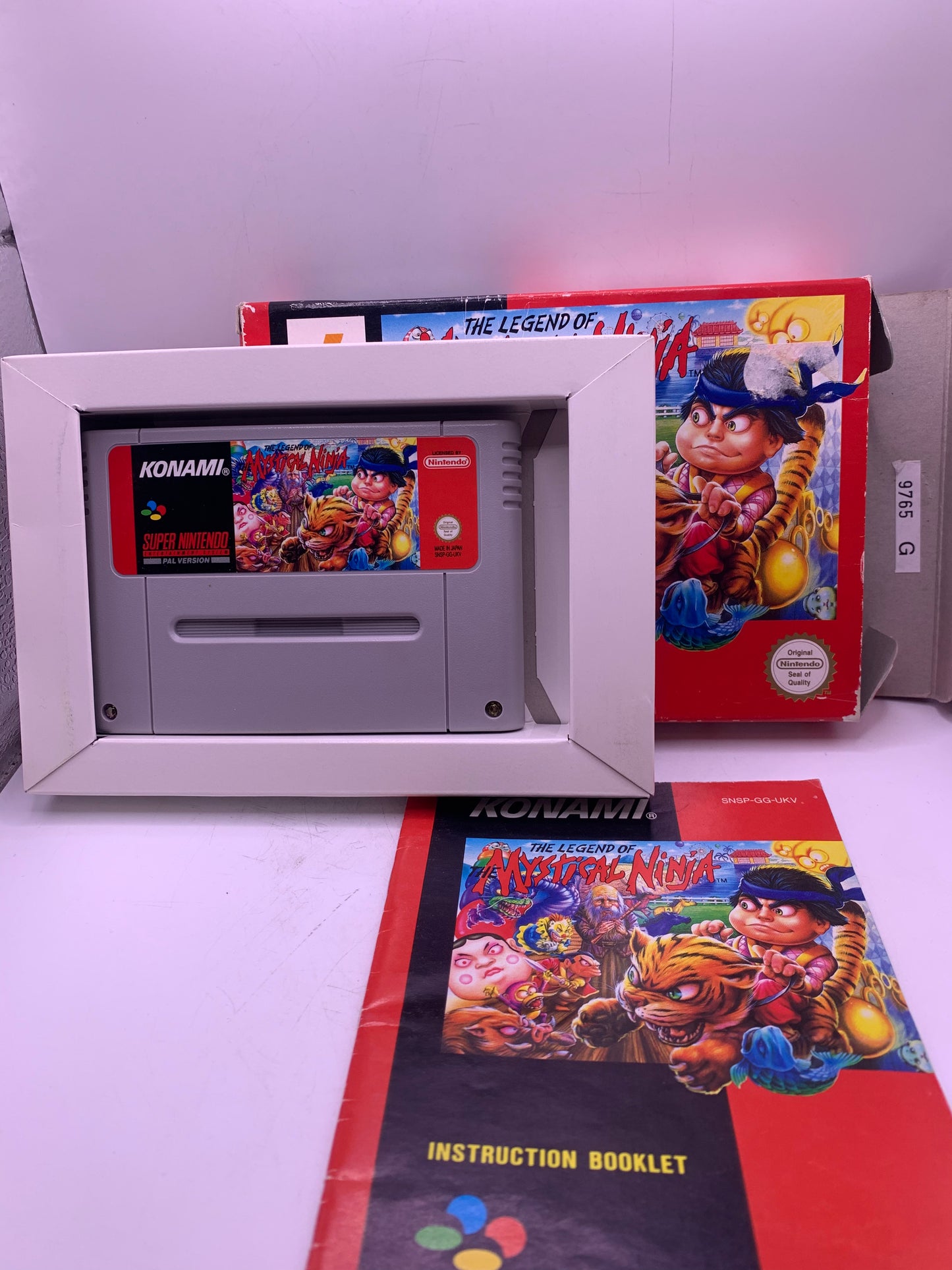 The Legend of the Mystical Ninja (CIB, sticker op case) - SNES