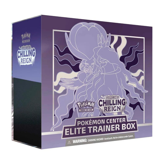 Pokemon Sword & Shield: Chilling Reign - Pokemon Center Elite Trainer Box: Shadow Rider Calyrex (Seal beschadigd)