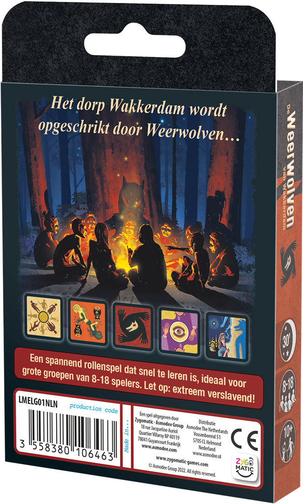 De Weerwolven Van Wakkerdam - Zygomatic Bordspel