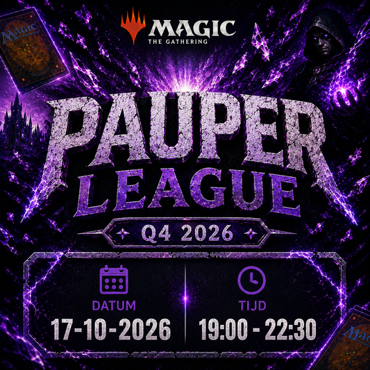 Retro Empire Gaming – Pauper League ronde 2 Q4 30 Oktober
