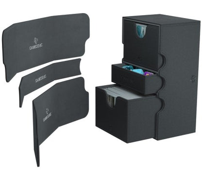 Gamegenic - Stronghold 200+ XL Convertible Deckbox: Black - Deckbox