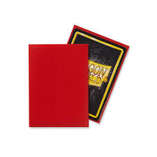Standard Matte Sleeves Crimson (100 Stuks) - Dragon Shield