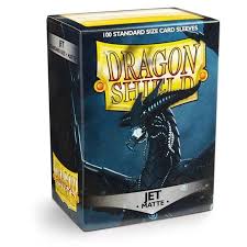 Standard Matte Sleeves Jet (100 Stuks) - Dragon Shield