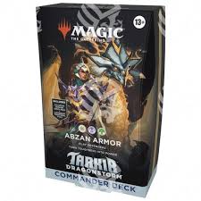 Tarkir dragonstorm Commander Deck Abzan Armor - Magic The Gathering