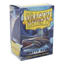 Standard Matte Sleeves Blue (100 Stuks) - Dragon Shield