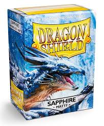 Standard Matte Sleeves Sapphire (100 Stuks) - Dragon Shield