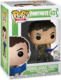Fortnite Highrise Assault Trooper 431 - Funko Pop