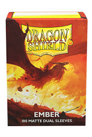 Sleeves Matte Dual Ember (100 stuks) - Dragon Shield