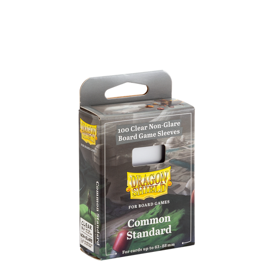 100 Common Clear board game sleeves - Dragon Shield