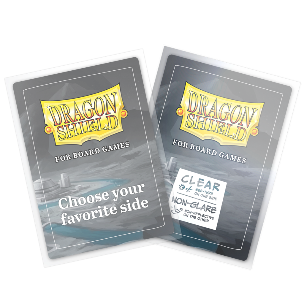 100 Common Clear board game sleeves - Dragon Shield