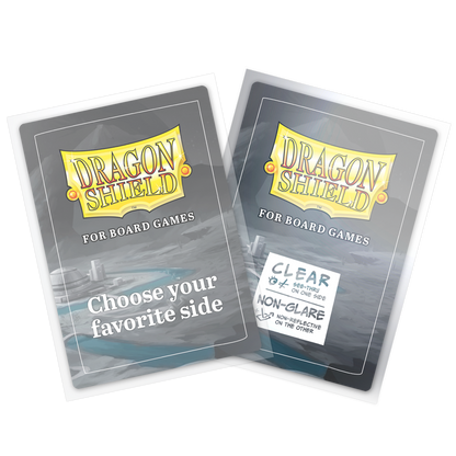 100 Common Clear board game sleeves - Dragon Shield