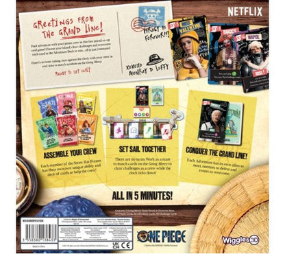 5-Minute One Piece: Adventures on the Grand Line – Achterkant