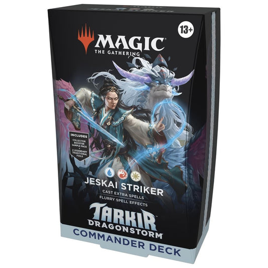 Tarkir dragonstorm Commander Deck Jeskai Striker - Magic The Gathering
