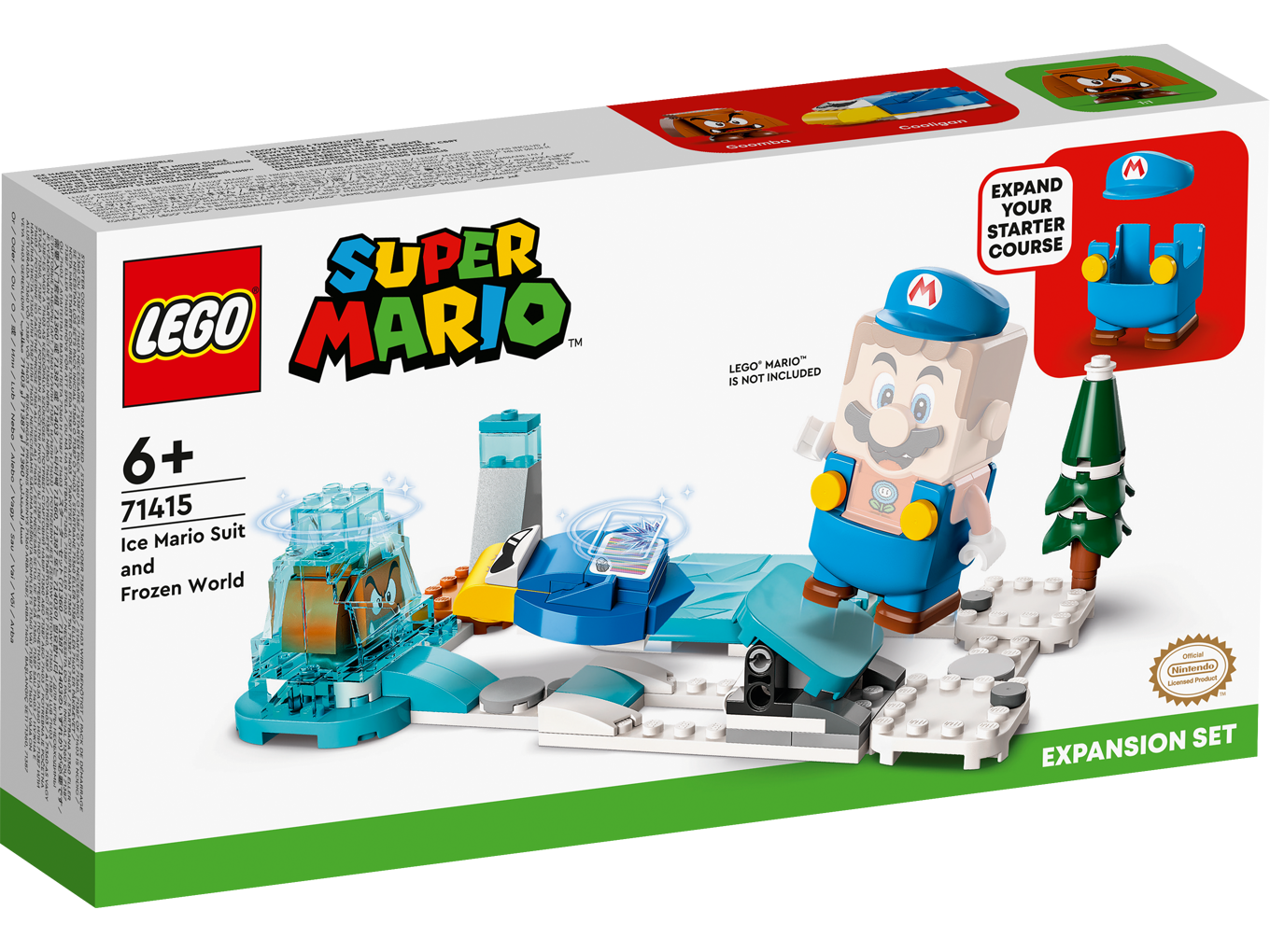Super Mario Lego - Ice Mario suit & Frozen World