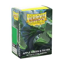 Apple Green & Silver - Sleeves Dragon Shield