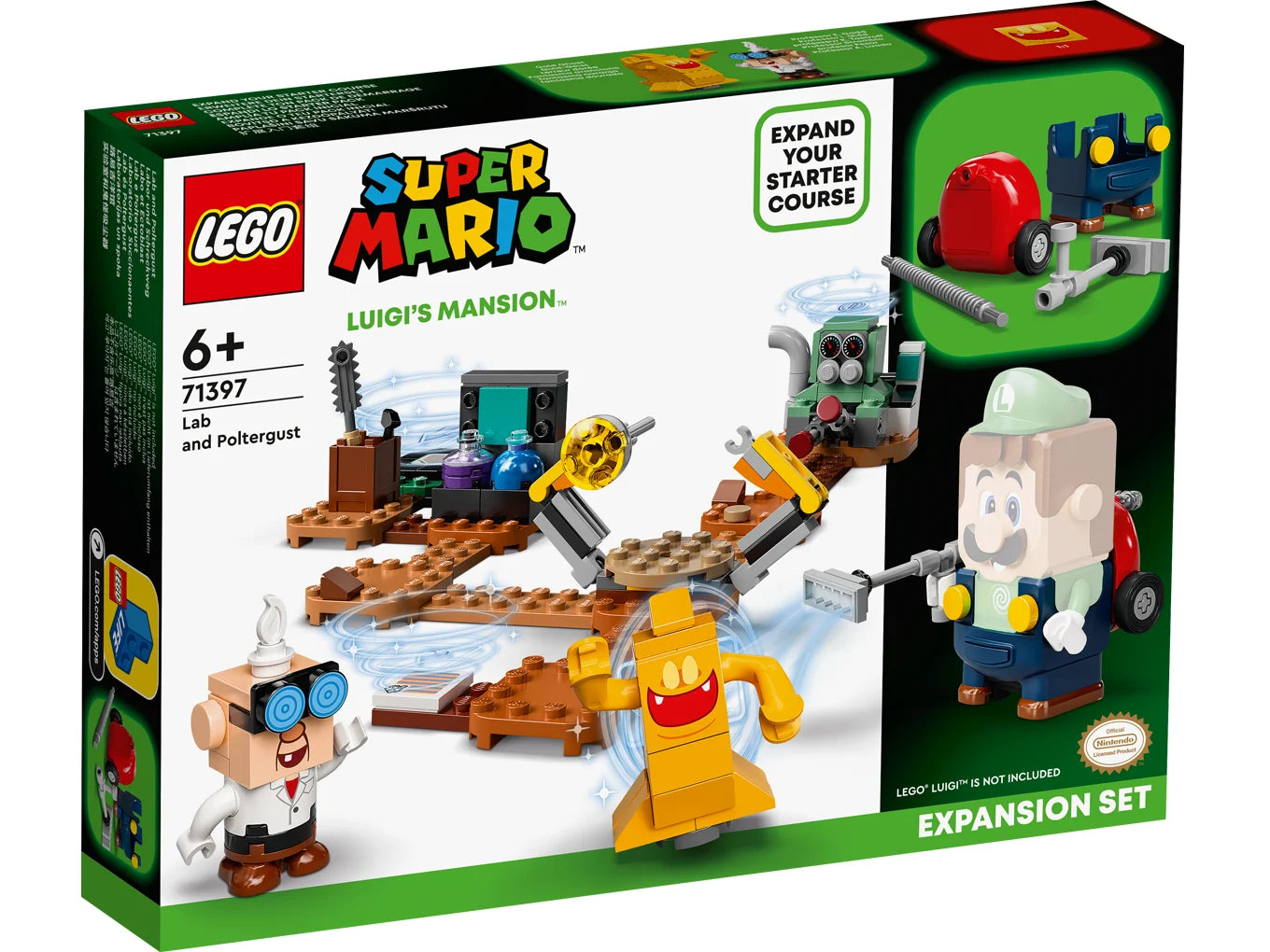 Super Mario Lego - Luigi's Mansion Lab & Poltergust