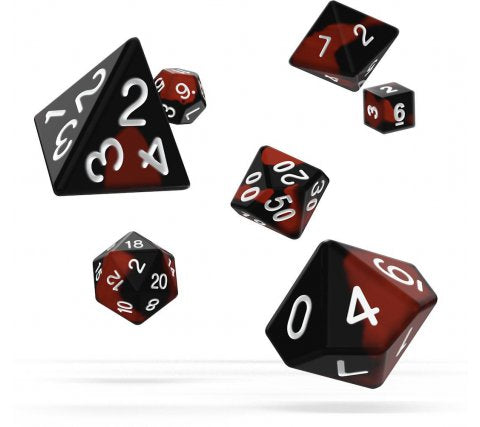 Oakie Doakie RPG dice set Lava Glow in the Dark - Dice
