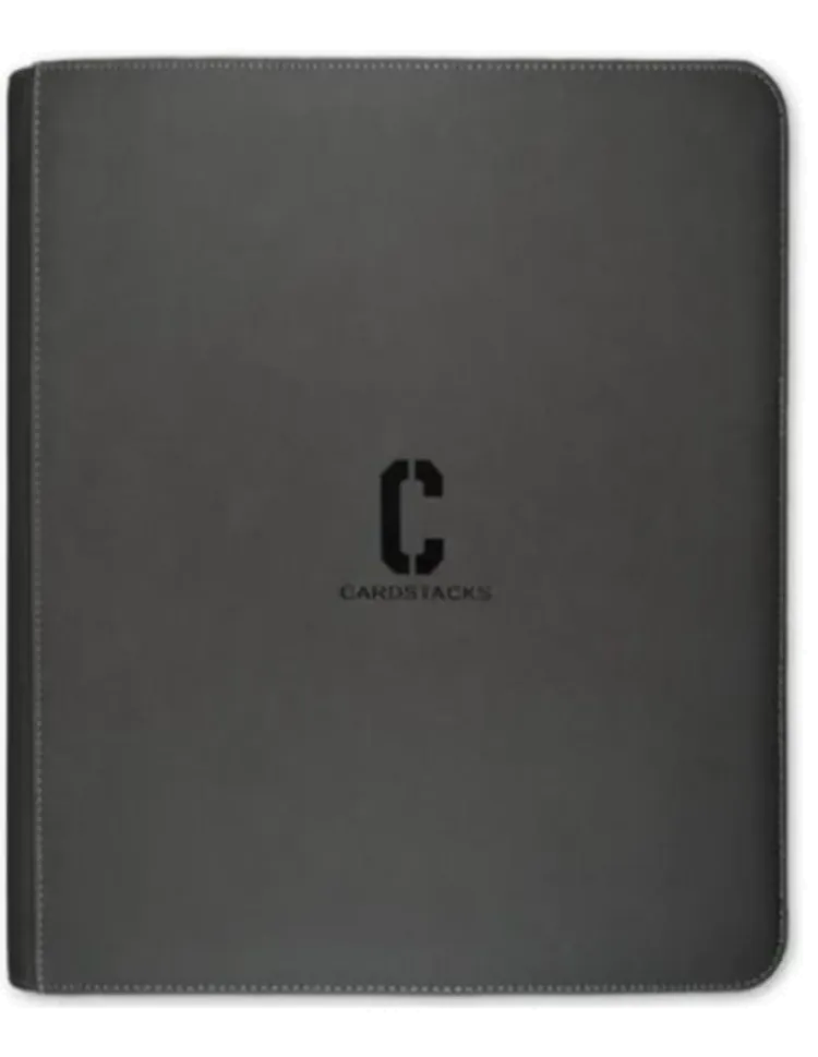 Portfolio 9-Pocket - Premium Zip Card Binder Grey (360)