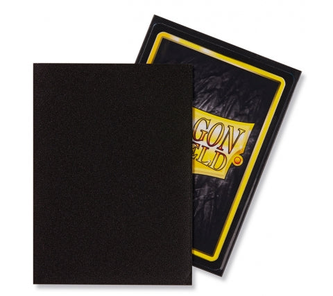 Standard Matte Sleeves Black (100 Stuks) - Dragon Shield