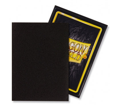 Standard Matte Sleeves Black (100 Stuks) - Dragon Shield