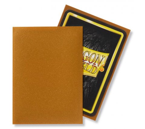 Standard Matte Sleeves Gold (100 Stuks) - Dragon Shield
