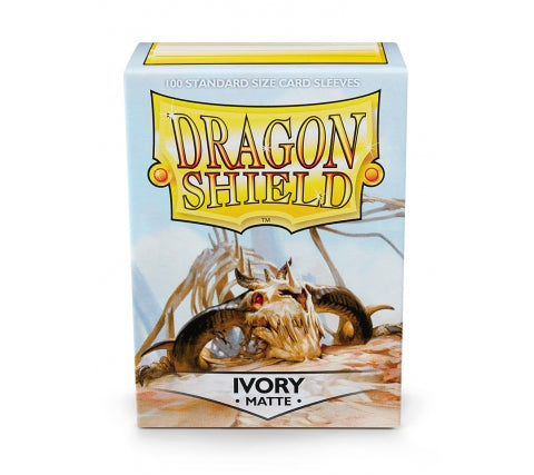 Standard Matte Sleeves Ivory (100 Stuks) - Dragon Shield