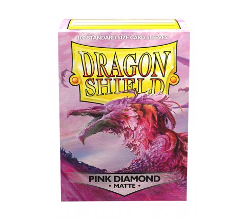 Standard Matte Sleeves Pink Diamond (100 Stuks) - Dragon Shield