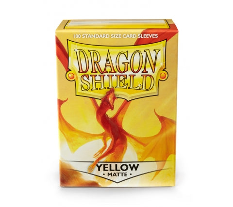 Standard Matte Sleeves Yellow (100 Stuks) - Dragon Shield