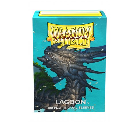 Sleeves Matte Dual Lagoon (100 stuks) - Dragon Shield