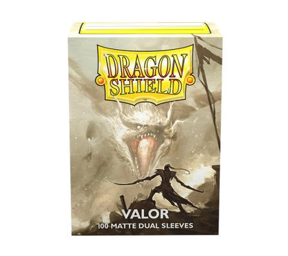 Sleeves Dual Matte - Valor (100 stuks) - Dragon Shield