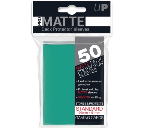standard Matte Sleeves Aqua (50 Stuks) - Ultra Pro