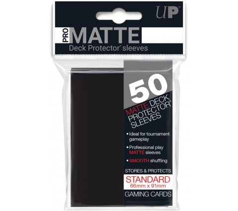 standard Matte Sleeves Black (50 Stuks) - Ultra Pro