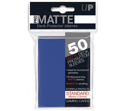 standard Matte Sleeves Blue  (50 Stuks) - Ultra Pro