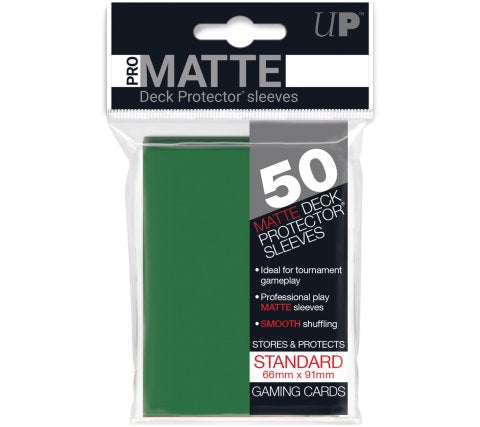 standard Matte Sleeves Green (50 Stuks) - Ultra Pro