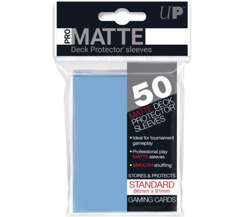 standard Matte Sleeves Light Blue  (50 Stuks) - Ultra Pro