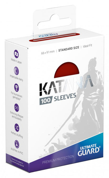 Katana Sleeves 100 Stuks - Red