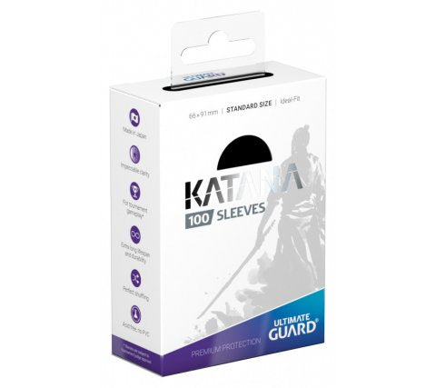 Katana Sleeves 100 Pcs (Black) - Ultimate Guard