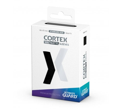 Ultimate Guard Matte Cortex Sleeves: Black (100 stuks)