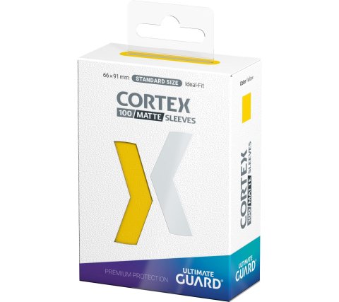 Ultimate Guard Matte Cortex Sleeves: Yellow (100 stuks)