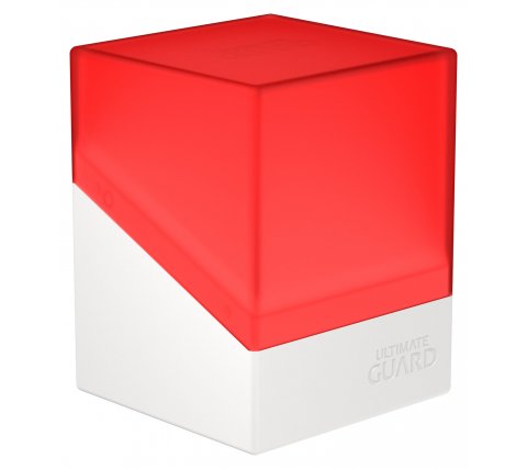 Ultimate Guard Boulder Deck Case 100+ Synergy Red&White