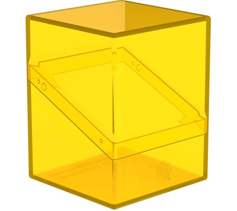 Ultimate Guard Boulder Deck Case 100+ Clear Amber - Deckbox