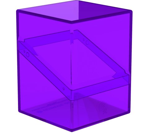 Ultimate Guard Boulder Deck Case 100+ Clear Amethyst - Deckbox