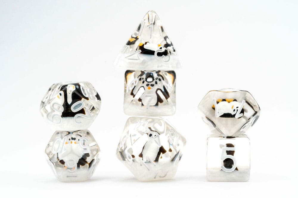 Resin Poly Penguin Dice - FanRoll