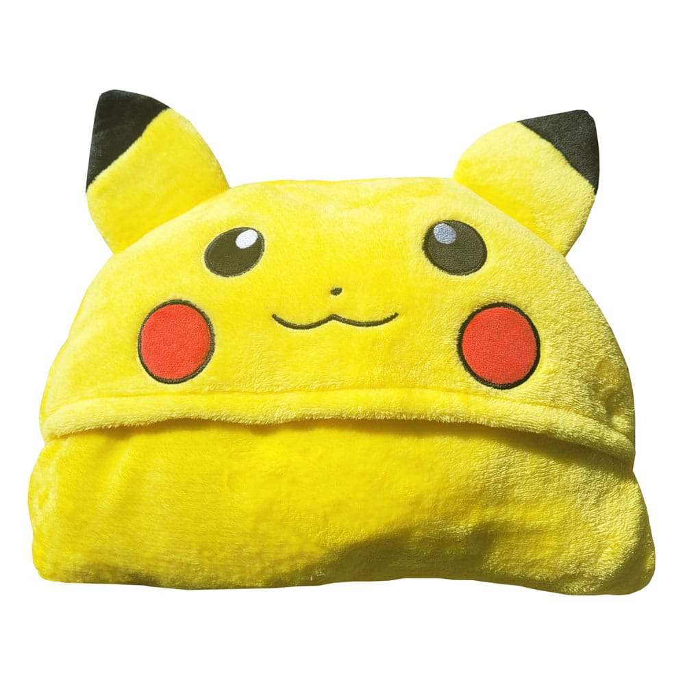 Pickachu hooded blanket