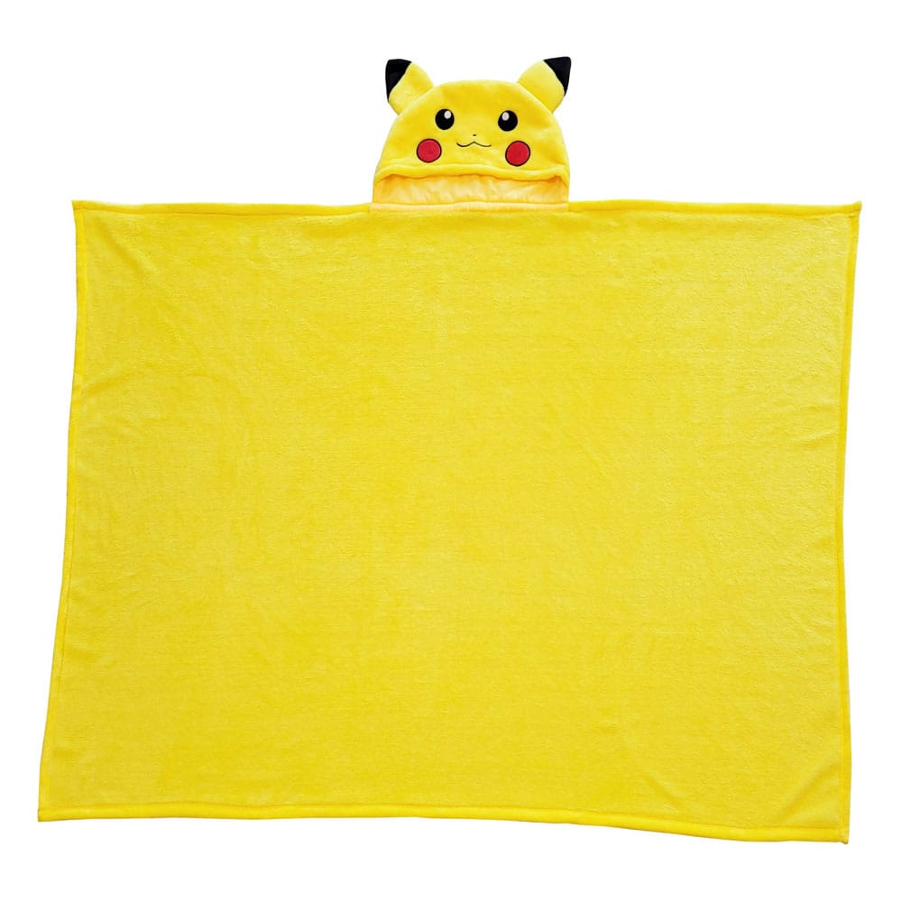 Pickachu hooded blanket
